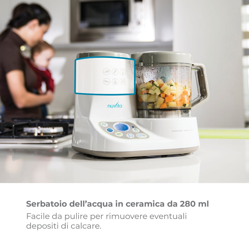 Nuvita Cuocipappa e scaldabiberon Pappasana Vapor Combo 2