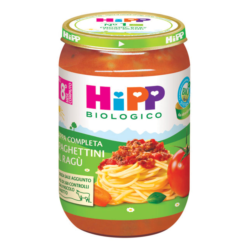 HiPP Pappa Completa Spaghettini al Ragù Bio 220 g