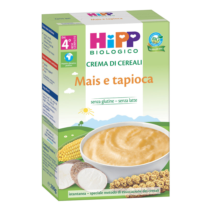 HiPP Crema di Mais e Tapioca Bio 200 g
