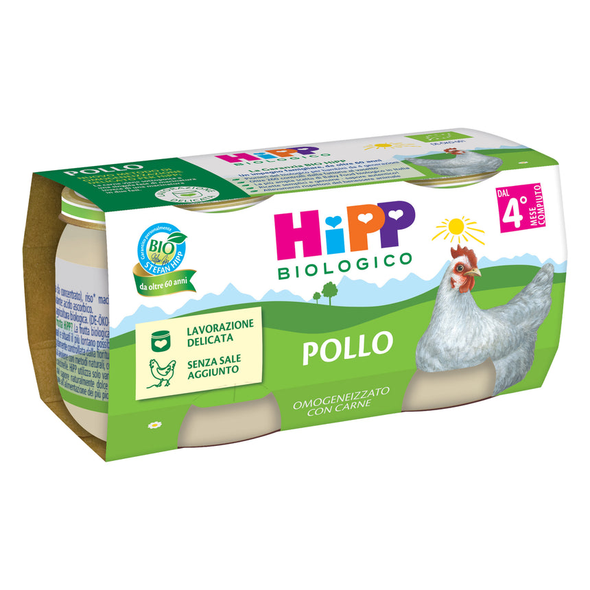 HiPP Omogeneizzato di Pollo Bio 160 g (2x80 g)
