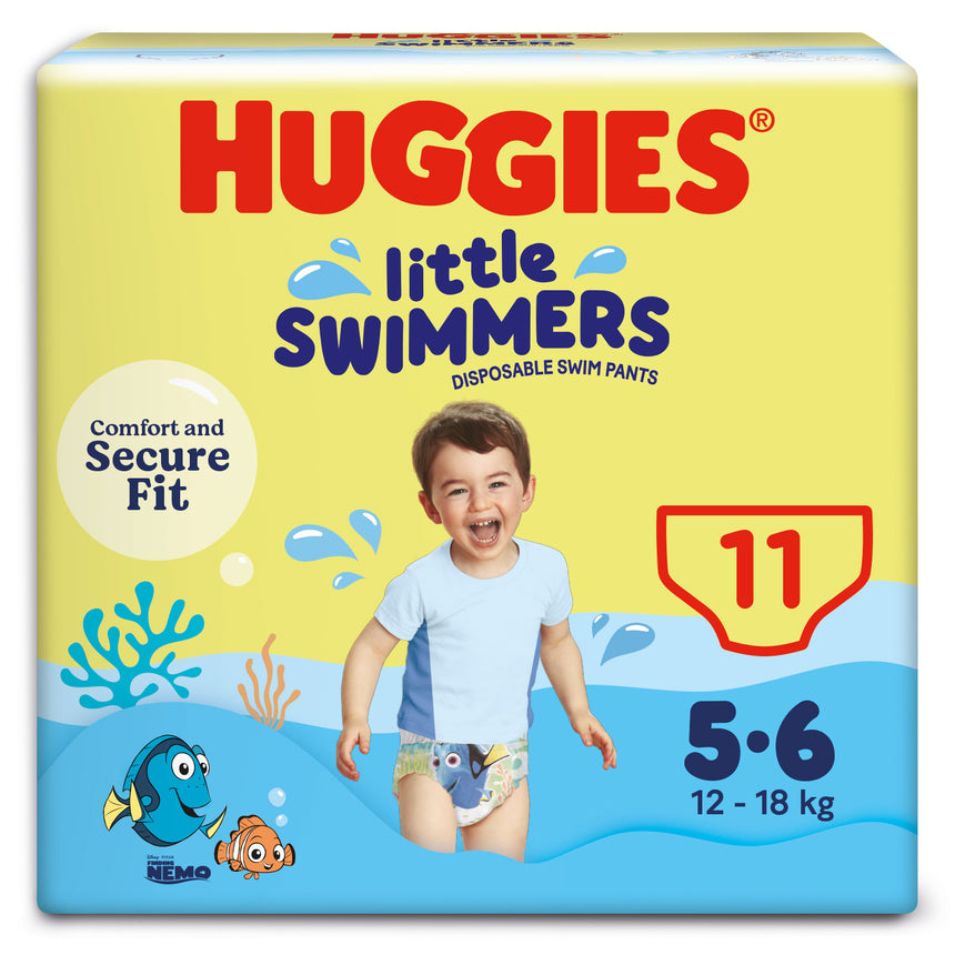 Huggies Pannolini Costumino Little Swimmers Taglia 5-6 (12-18 kg) 11 pezzi
