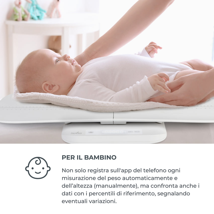 Nuvita Bilancia Smart Neonati e Gravidanza PrimiPesi Mum & Baby