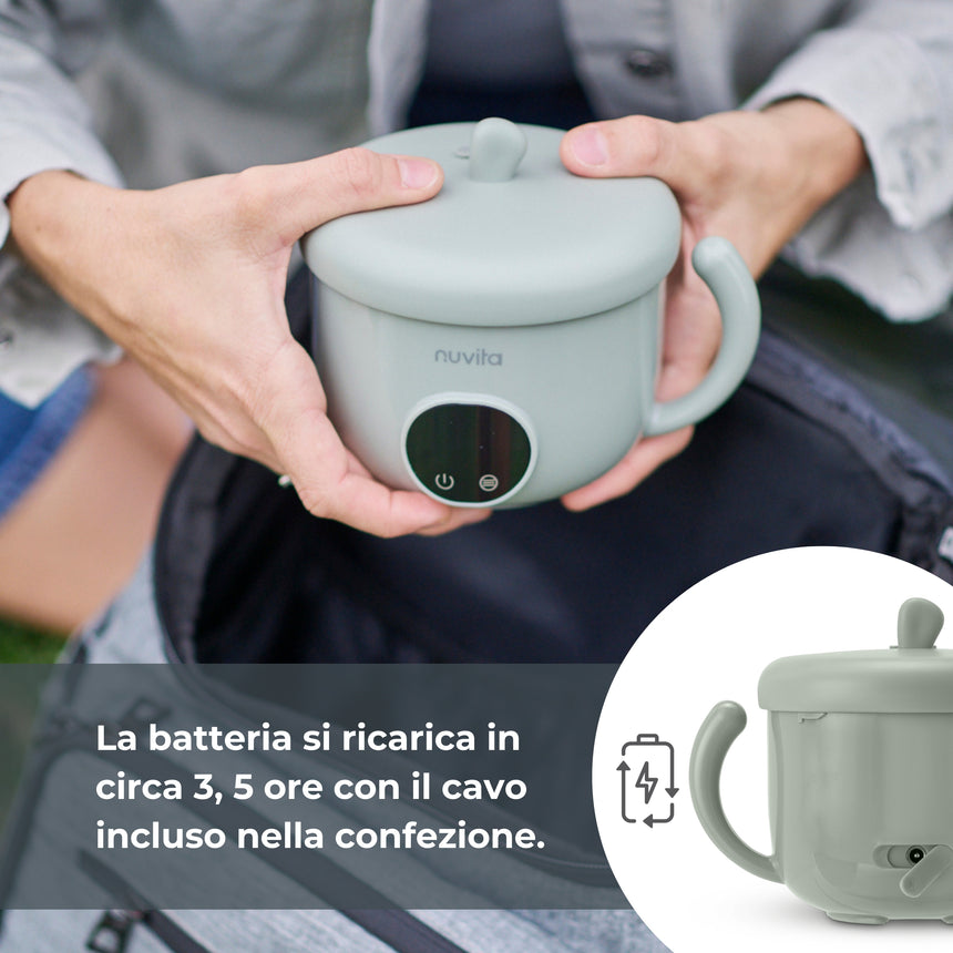 Nuvita Scaldapappa Portatile e Pastorizzatore Pappa'n'Go
