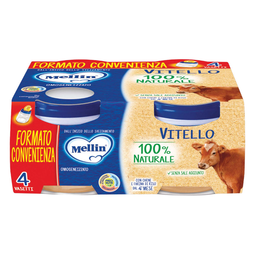 Mellin Omogeneizzato di Vitello 320 g (4x80 g)