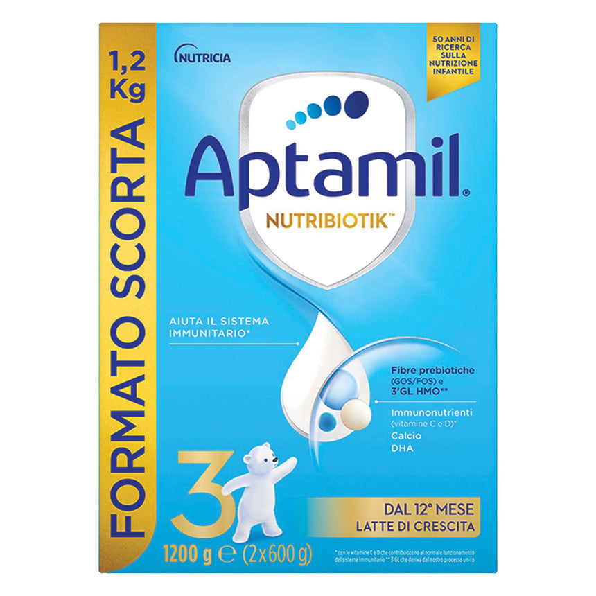 Aptamil Latte di Crescita 3 in polvere 1200 g (2x600 g)