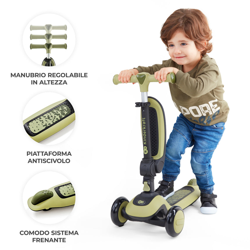 Kinderkraft Monopattino Halley +2 anni