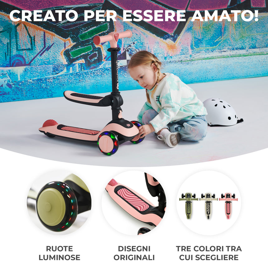 Kinderkraft Monopattino Halley +2 anni