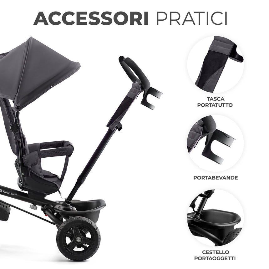 Kinderkraft Triciclo Evolutivo Aveo +9 mesi