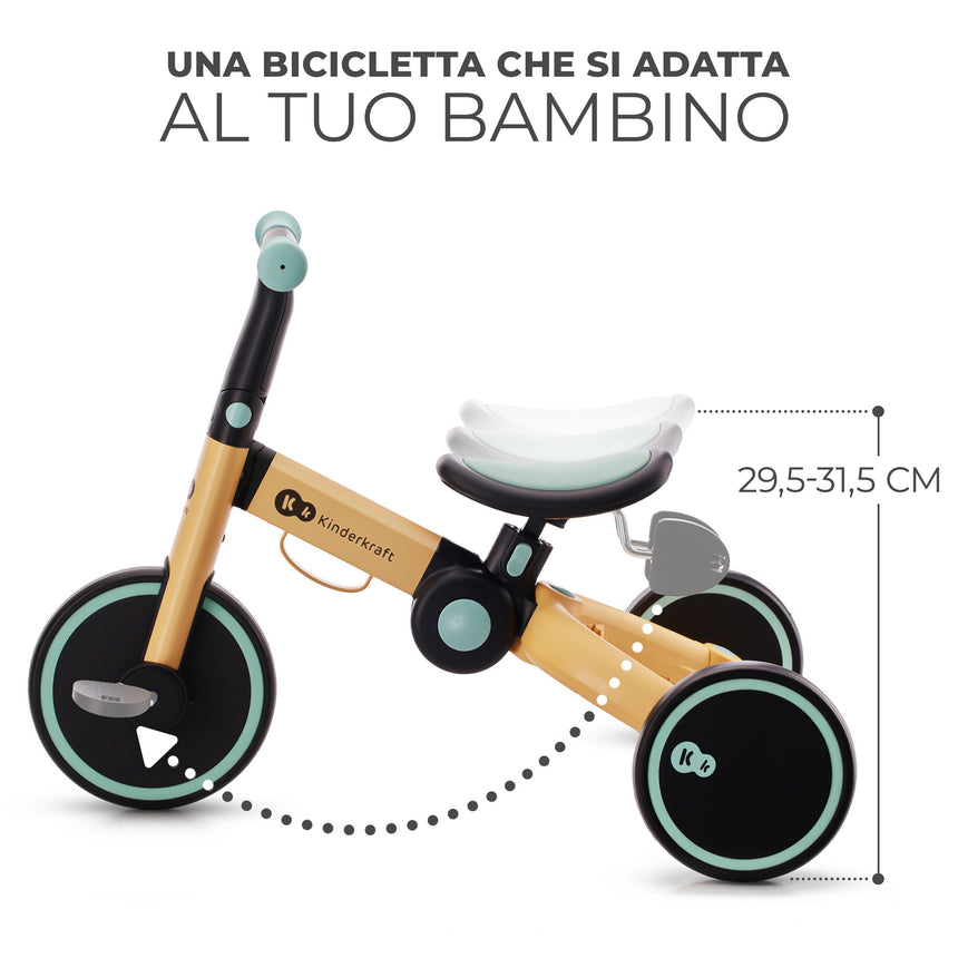 Kinderkraft Triciclo 3in1 4Trike +12 mesi