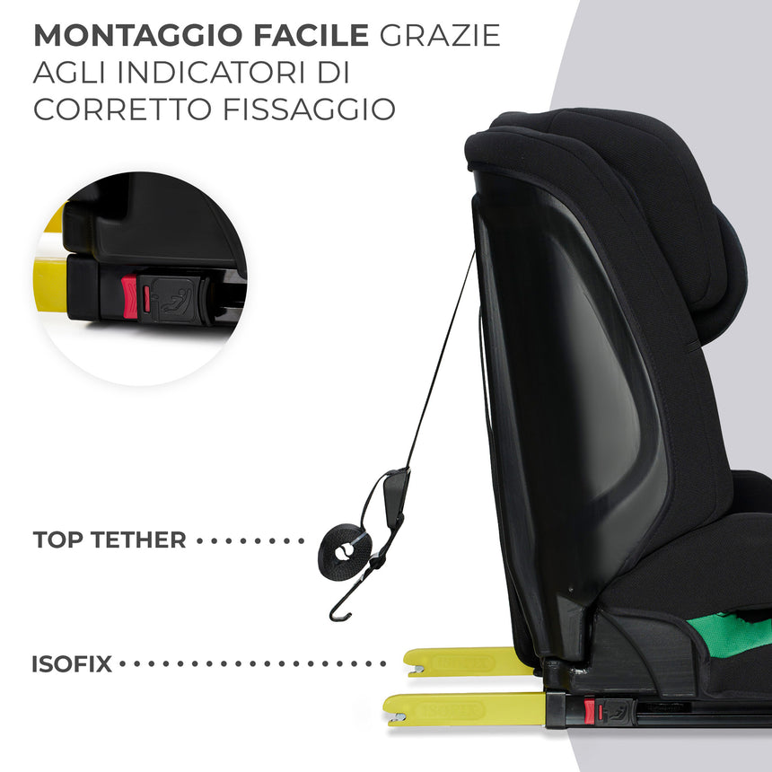 Kinderkraft Seggiolino Auto Safety Fix 2 i-Size 76-150 cm
