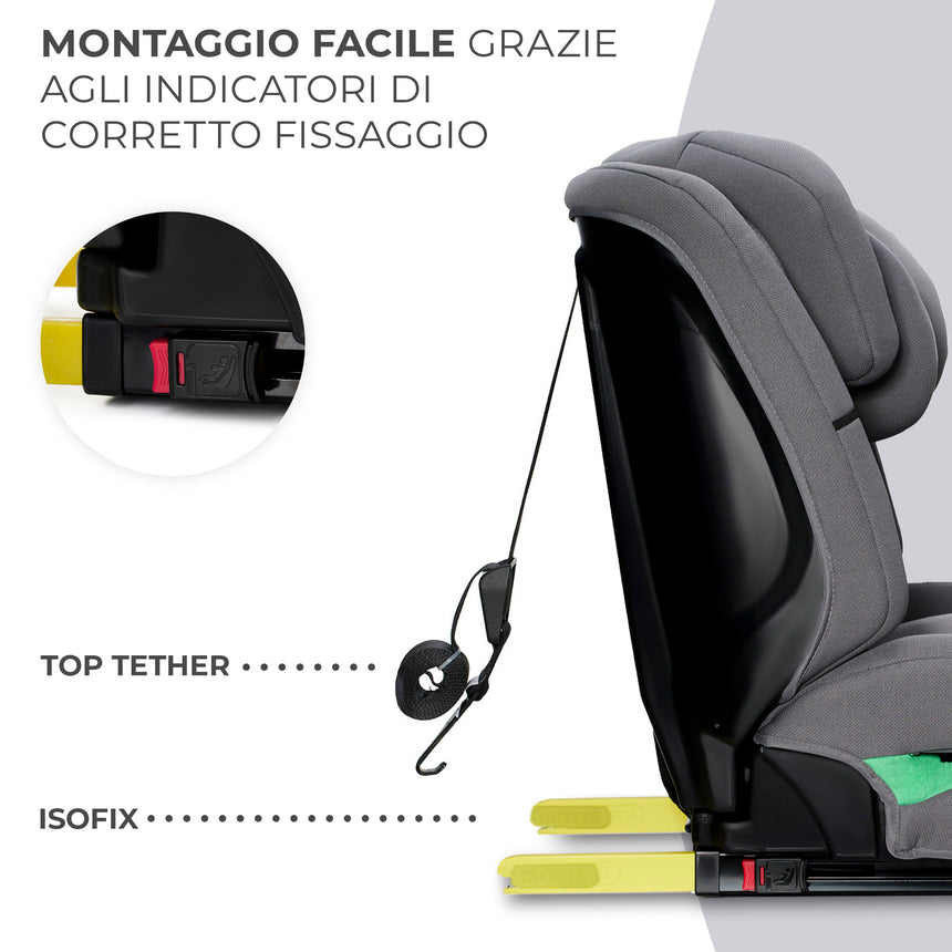 Kinderkraft Seggiolino Auto Safety Fix 2 i-Size 76-150 cm