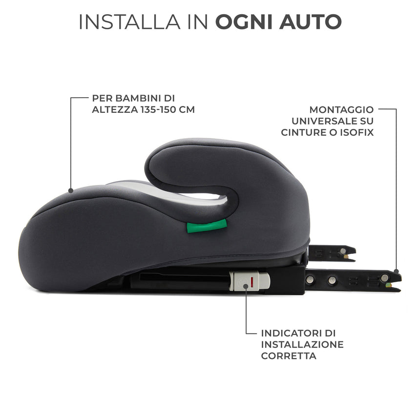 Kinderkraft Seggiolino Auto i-Boost i-Size 135-150 cm