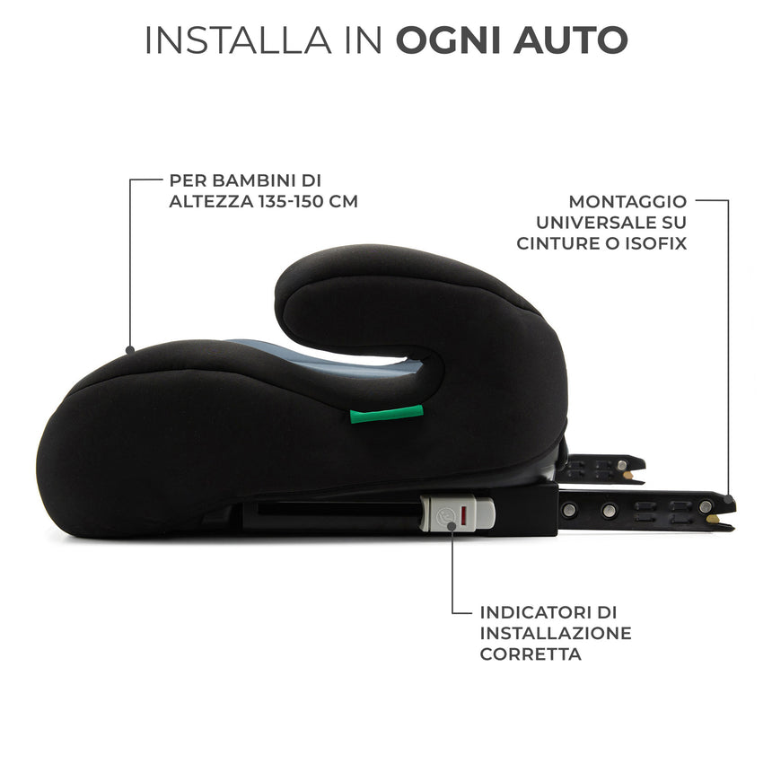 Kinderkraft Seggiolino Auto i-Boost i-Size 135-150 cm