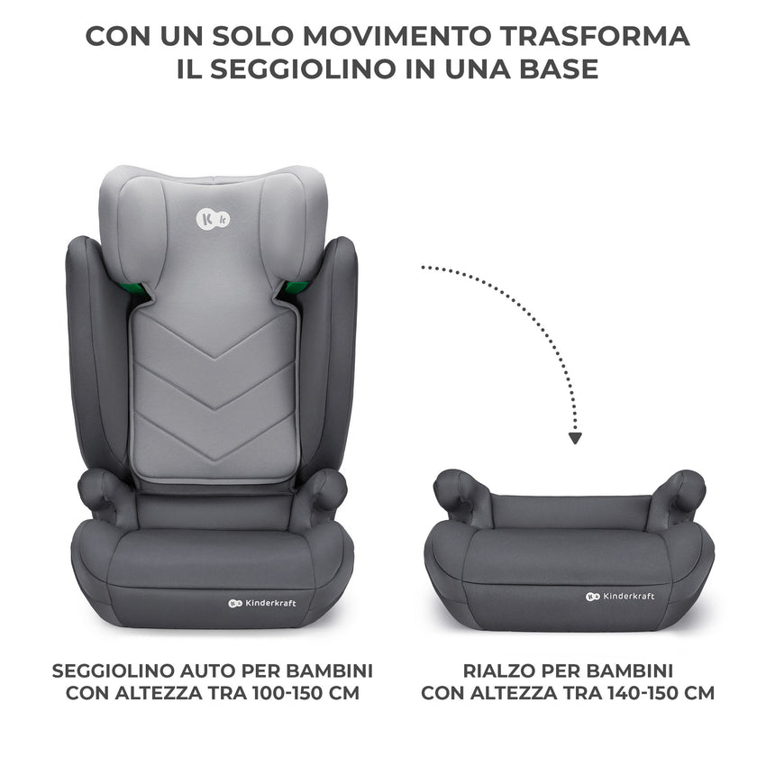 Kinderkraft Seggiolino Auto i-Spark i-Size 100-150 cm