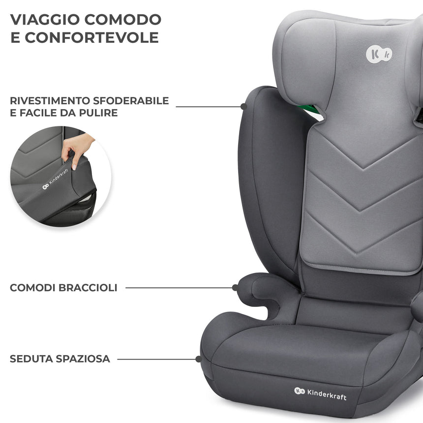 Kinderkraft Seggiolino Auto i-Spark i-Size 100-150 cm