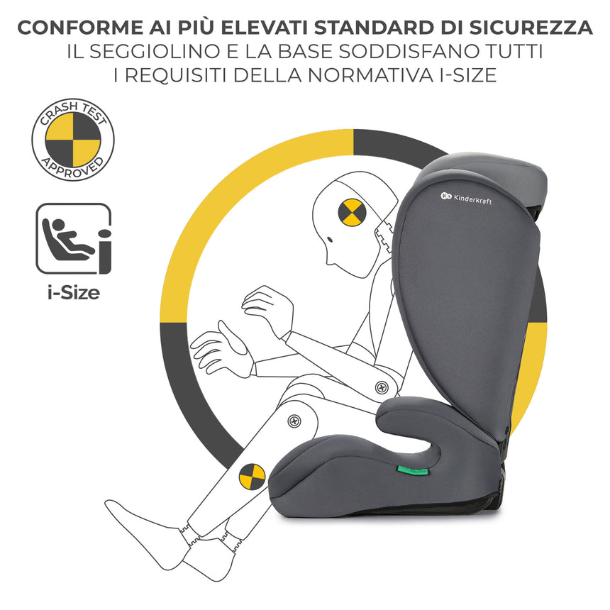 Kinderkraft Seggiolino Auto i-Spark i-Size 100-150 cm