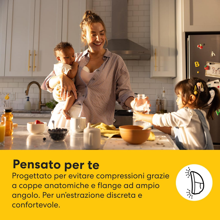 Medela Tiralatte Elettrico Indossabile Doppio Motion InBra