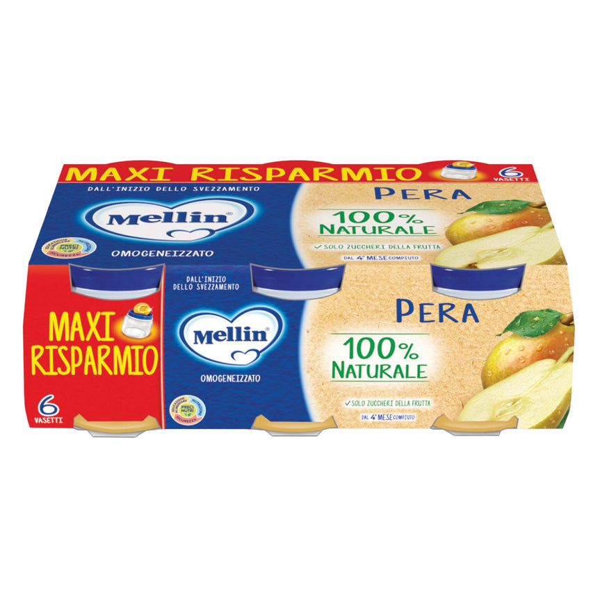Mellin Omogeneizzato di Pera 600 g (6x100 g)
