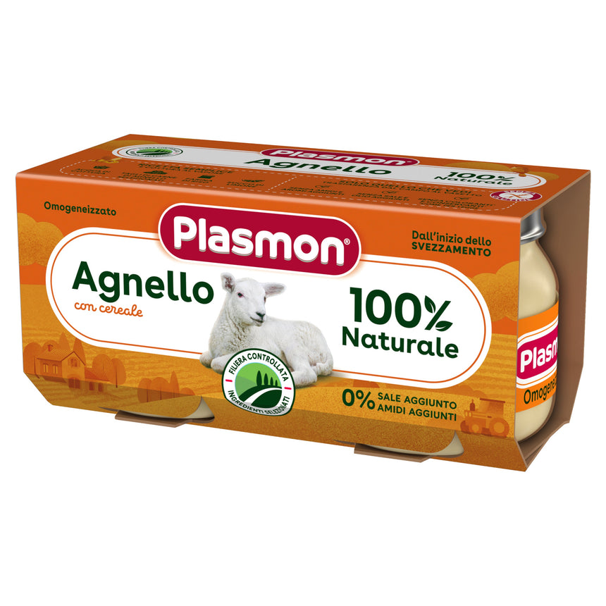 Plasmon Omogeneizzato di Agnello 160 g (2x80 g)
