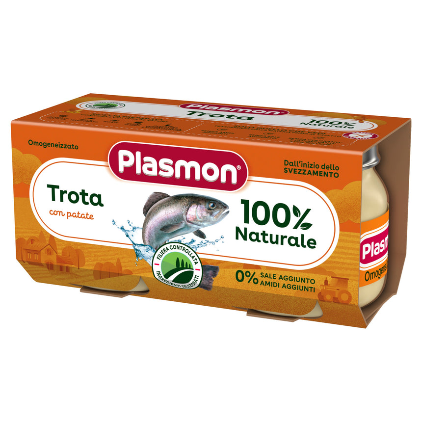 Plasmon Omogeneizzato di Trota con patate 160 g (2x80 g)