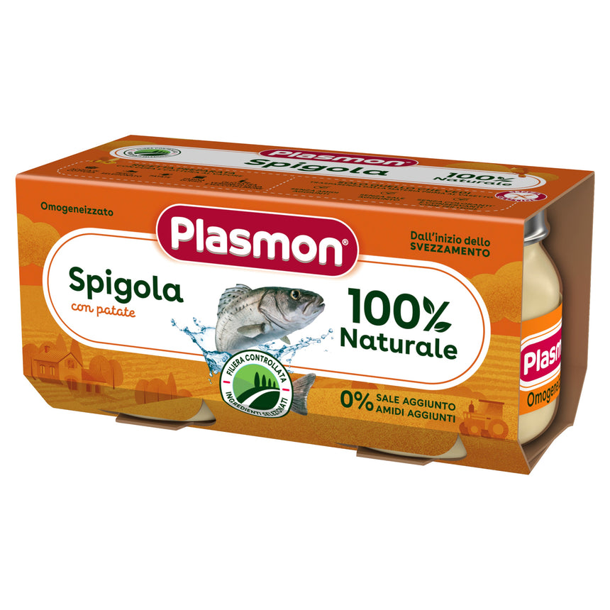 Plasmon Omogeneizzato di Spigola con patate 160 g (2x80 g)