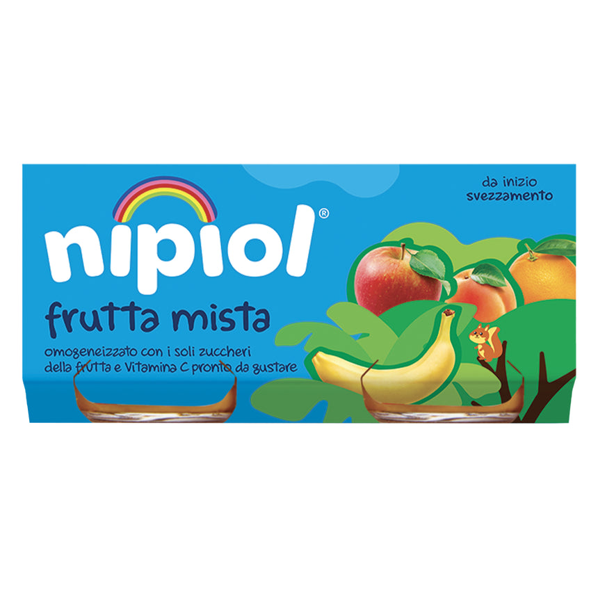 Nipiol Omogeneizzato di Frutta Mista 160 g (2x80 g)
