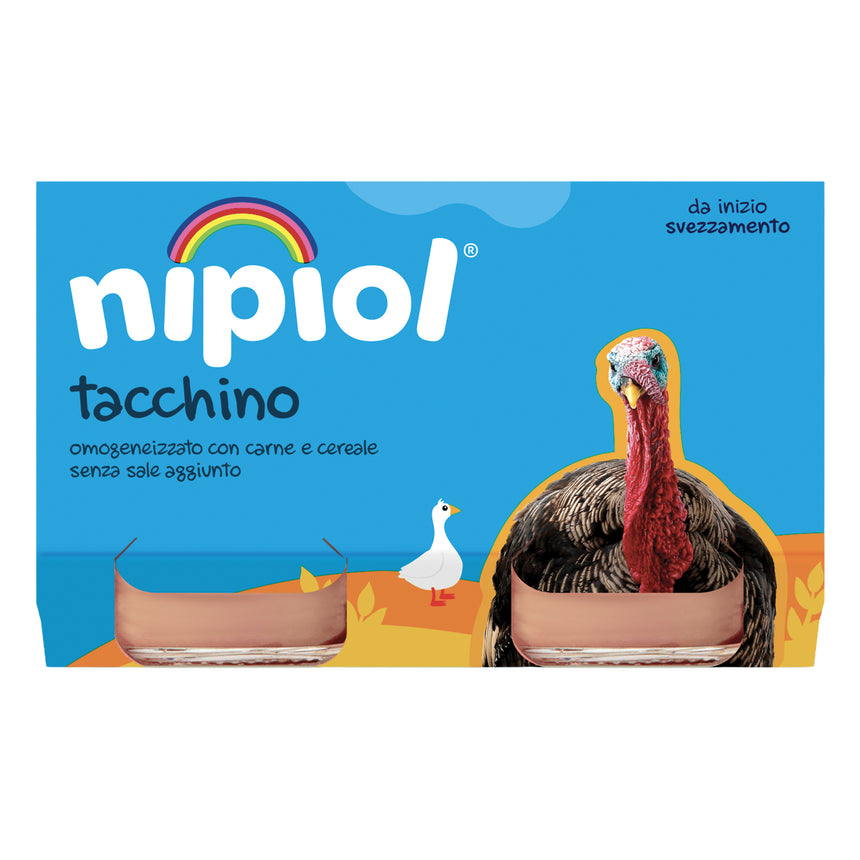 Nipiol Omogeneizzato di Tacchino 240 g (2x120 g)
