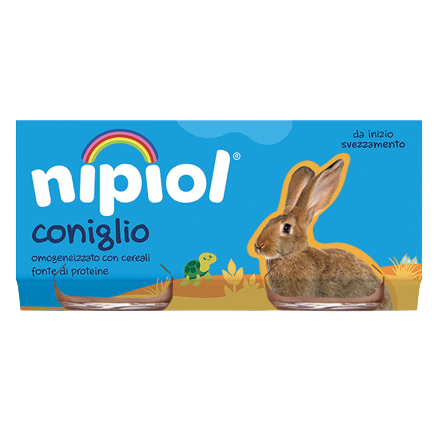Nipiol Omogeneizzato di Coniglio 160 g (2x80 g)