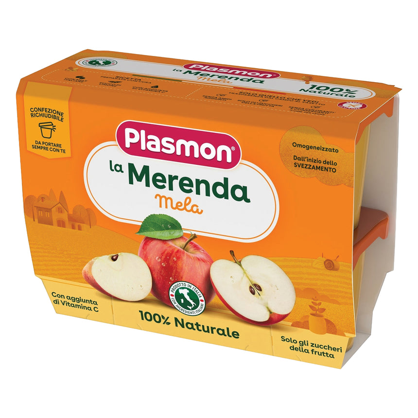 Plasmon Omogeneizzato Merenda di Mela 400 g (4x100 g)