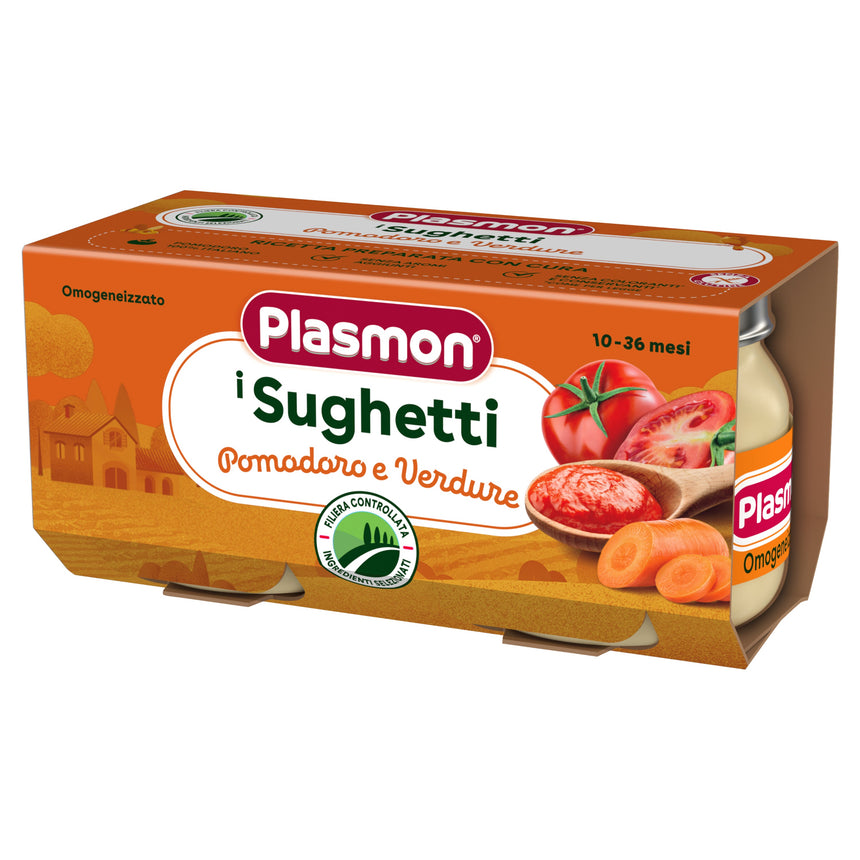 Plasmon Sughetto Pomodoro e Verdure 160 g (2x80 g)