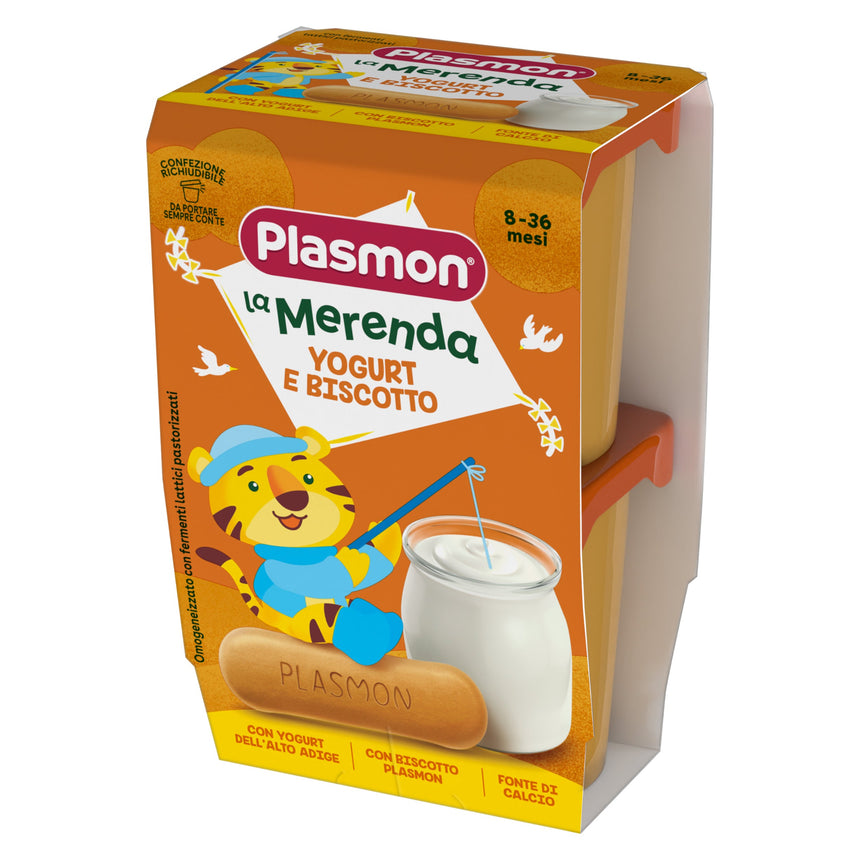Plasmon Merenda Yogurt e Biscotto 240 g (2x120 g)