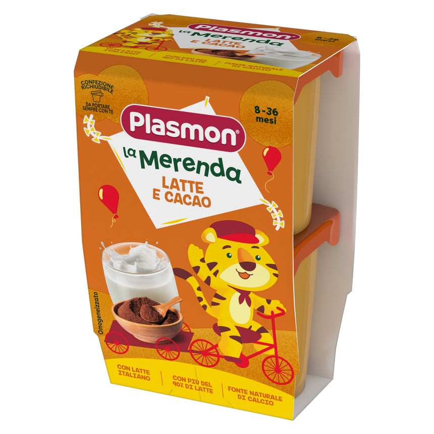 Plasmon Merenda Latte e Cacao 240 g (2x120 g)