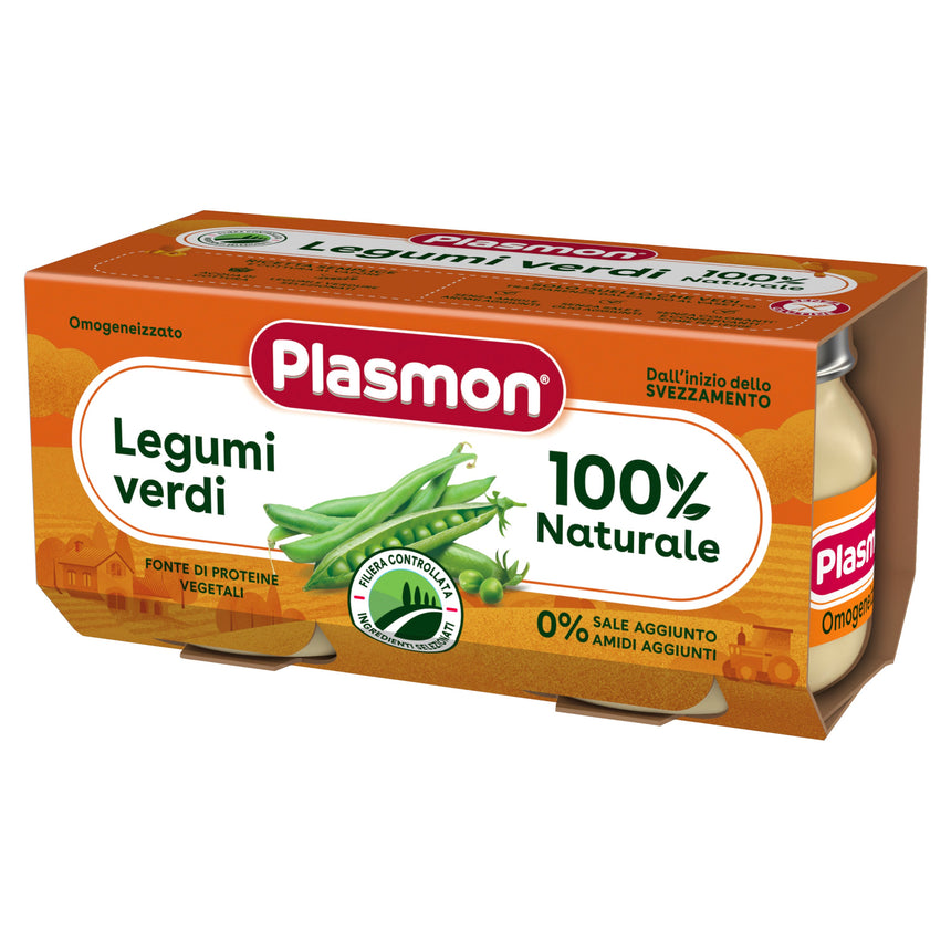 Plasmon Omogeneizzato di Legumi verdi 160 g (2x80 g)