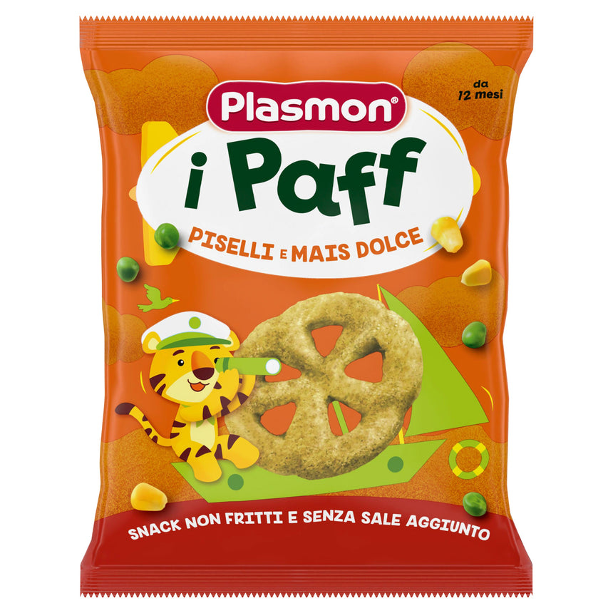 Plasmon Paff Piselli e Mais Dolce 15 g