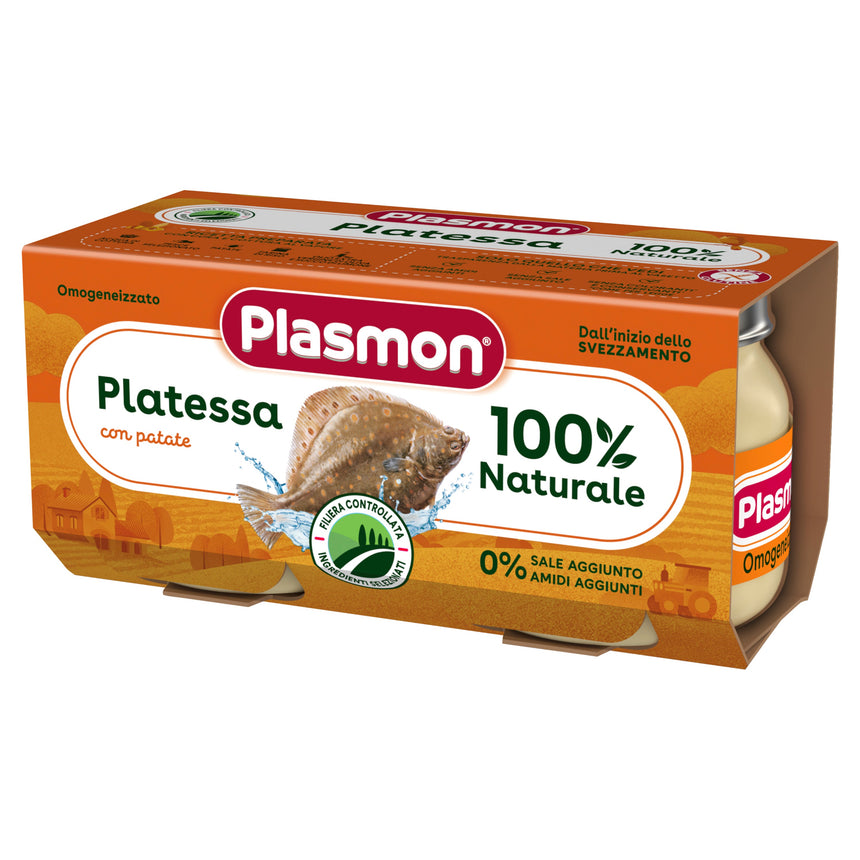 Plasmon Omogeneizzato di Platessa con patate 160 g (2x80 g)