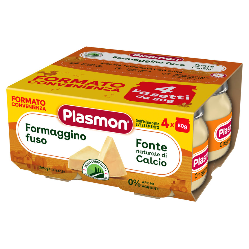 Plasmon Omogeneizzato di Formaggino 320 g (4x80 g)