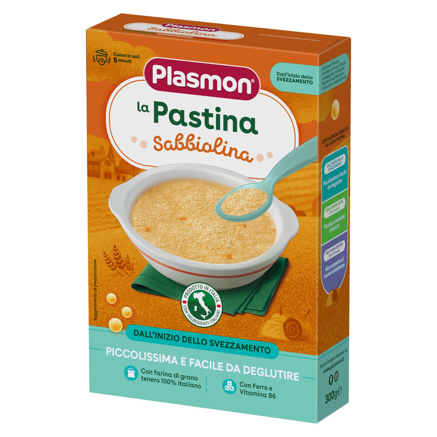 Plasmon Pastina Sabbiolina +6m 300 g