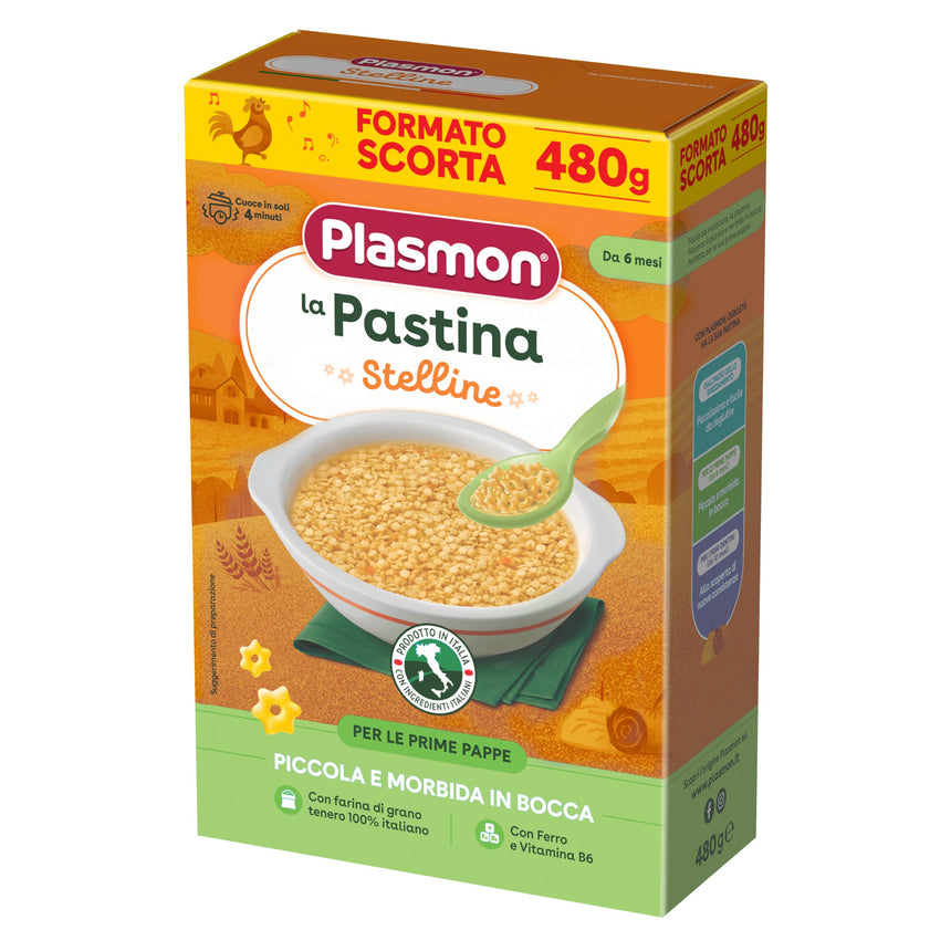 Plasmon Pastina Stelline +6m 480 g