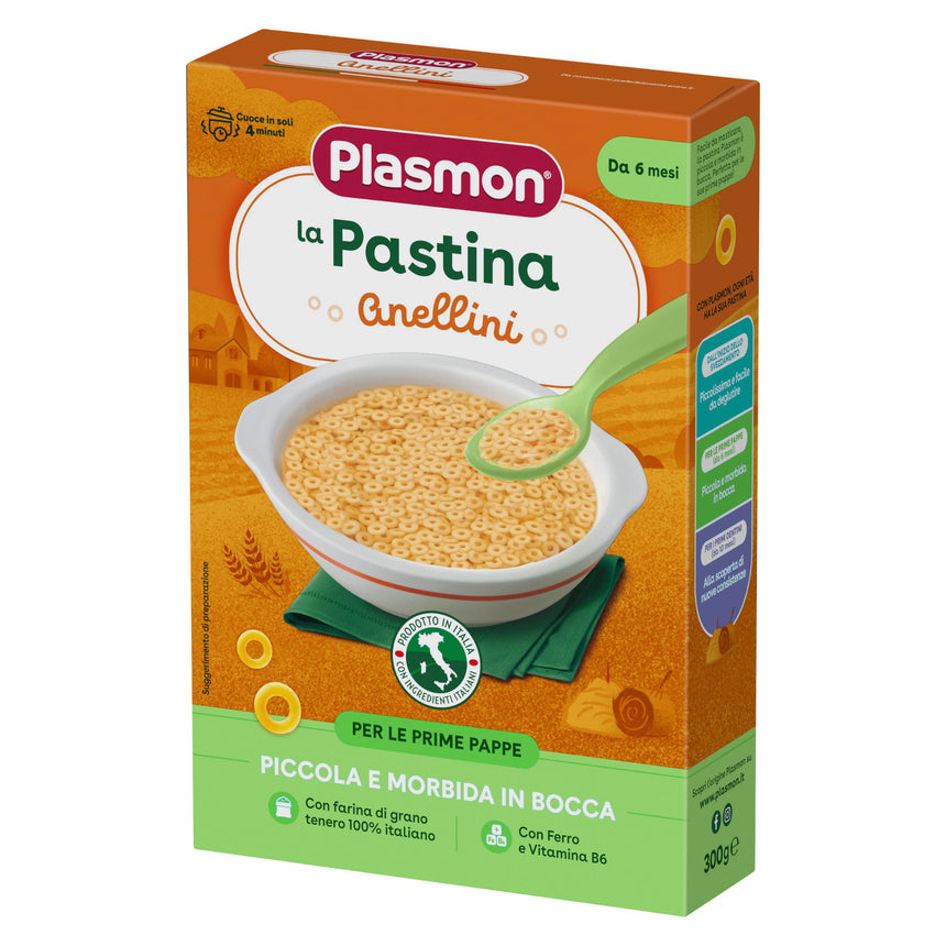 Plasmon Pastina Anellini +6m 300 g