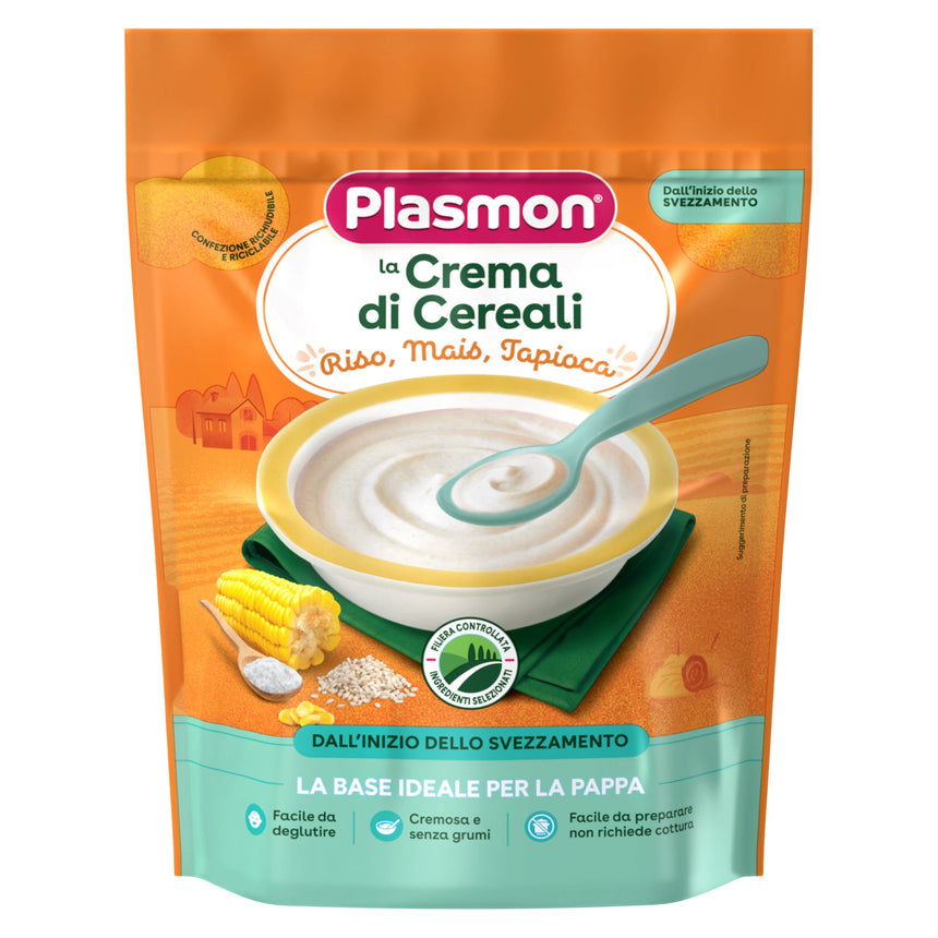 Plasmon Crema di Riso, Mais e Tapioca 200 g