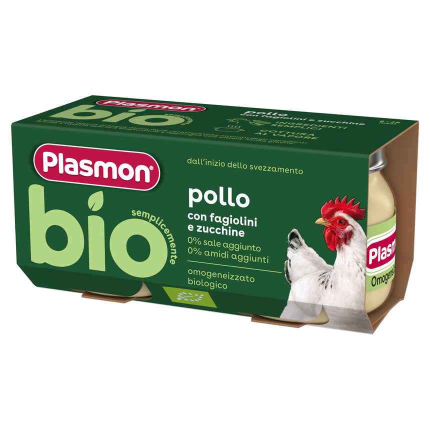 Plasmon Semplicemente Bio Omogeneizzato di Pollo Bio 160 g (2x80 g)
