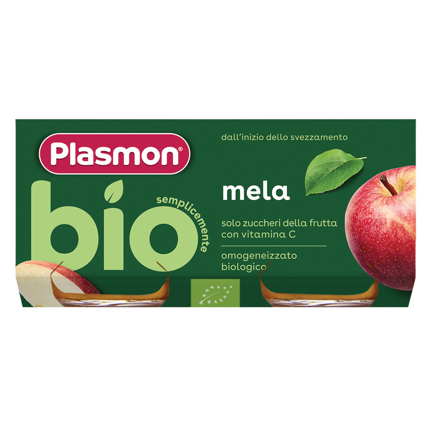 Plasmon Semplicemente Bio Omogeneizzato di Mela Bio 160 g (2x80 g)