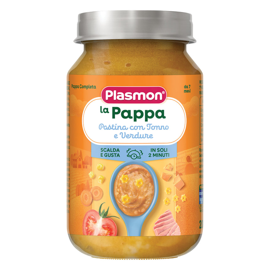 Plasmon Pappa Completa Pastina con Tonno e Verdure 200 g