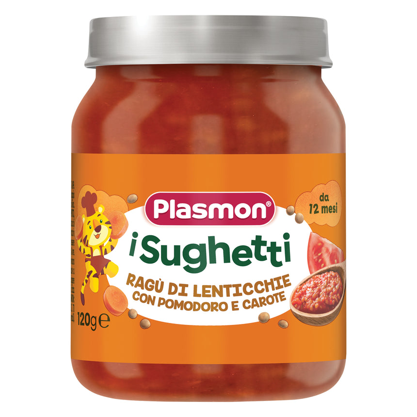 Plasmon Sughetto Ragù di Lenticchie con Pomodoro e Carote 120 g