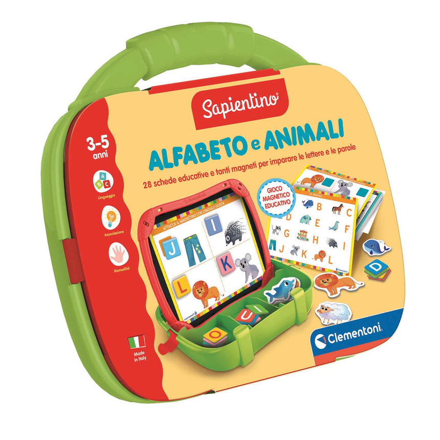 Sapientino Valigetta Magnetica Alfabeto e Animali 3-5 anni