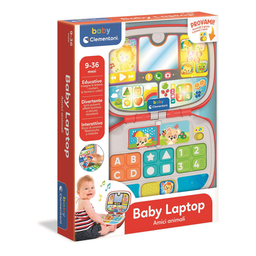 Baby Clementoni Baby Laptop Amici Animali 9-36 mesi