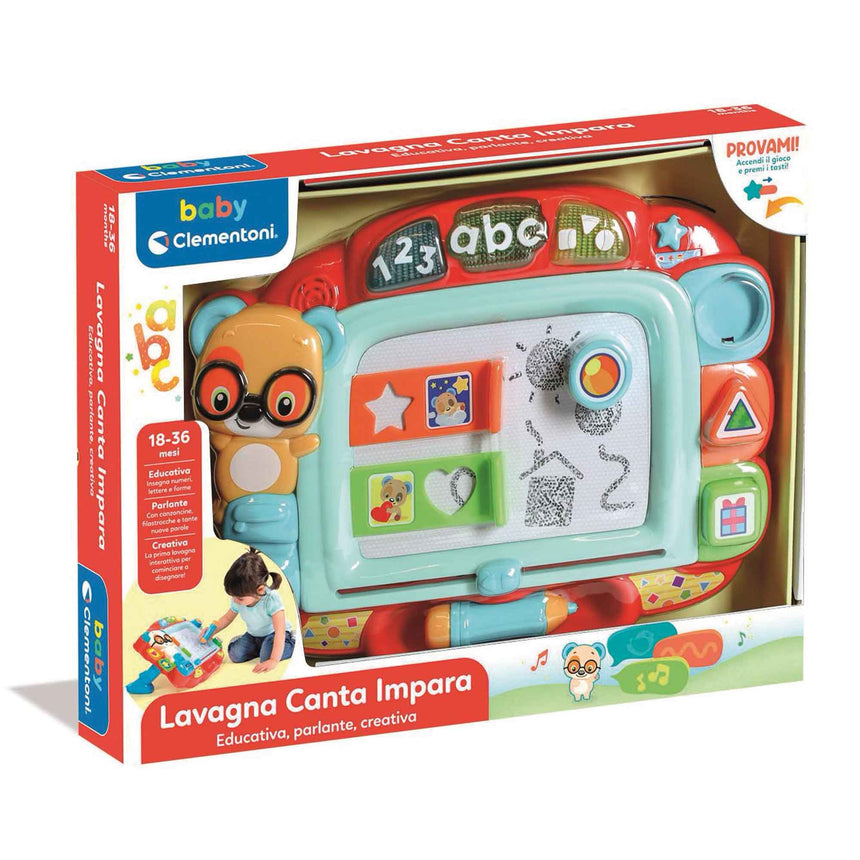 Baby Clementoni Lavagna Canta e Impara 18-36 mesi
