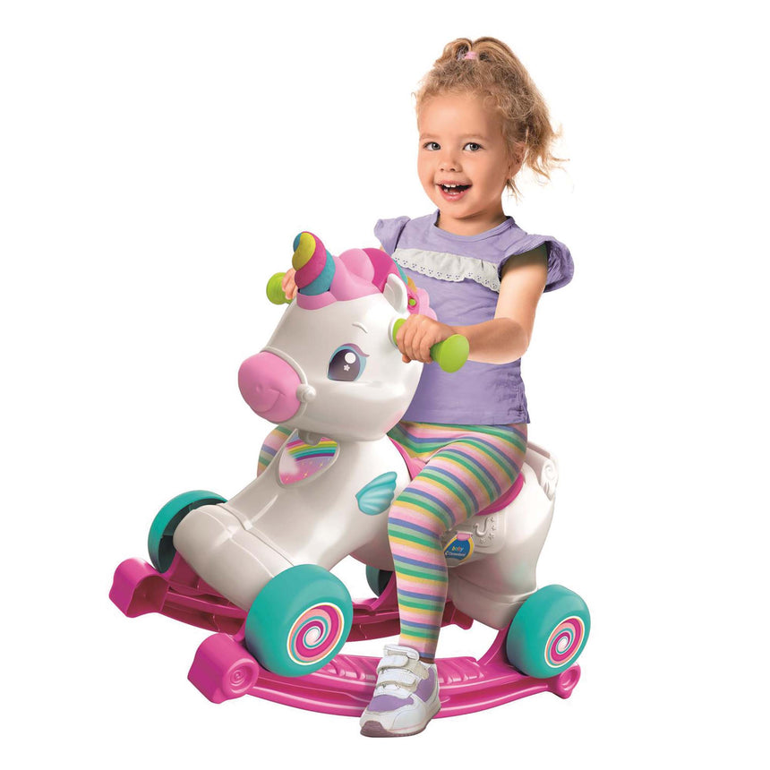 Baby Clementoni Dondolo Cavalcabile Nuvola Dolce Unicorno 12-36 mesi