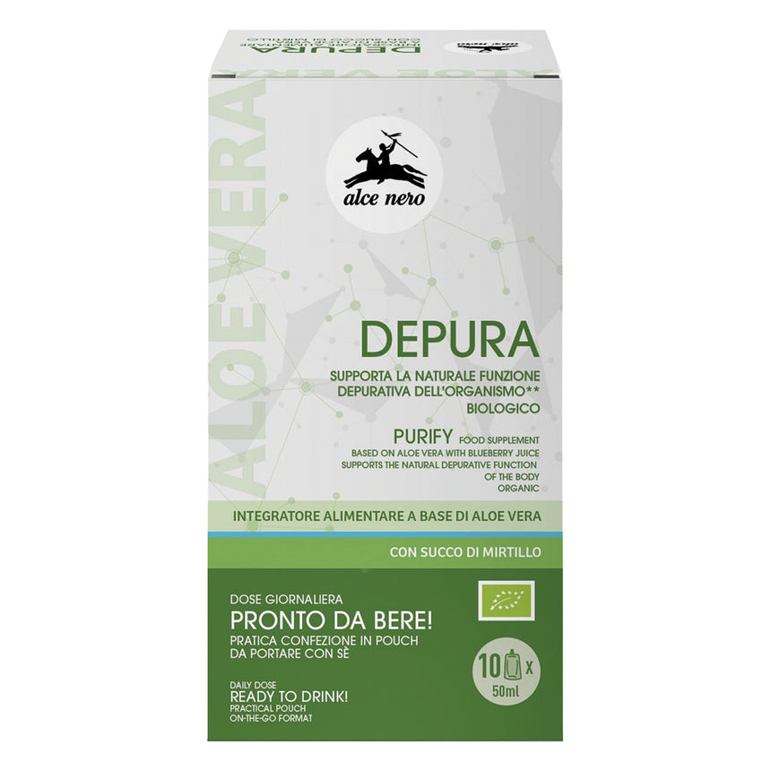 Alce Nero Integratore Depurativo Depura 500 ml (10x50 ml)