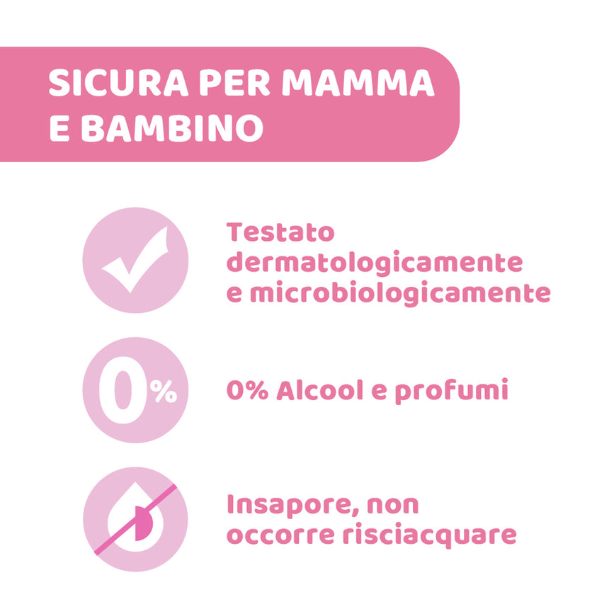 Chicco Salviette Detergenti Seno 72 pezzi